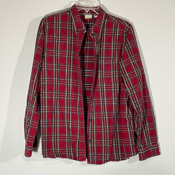 L.L. Bean Classic Plaid Flannel‎ - Picture 2 of 5